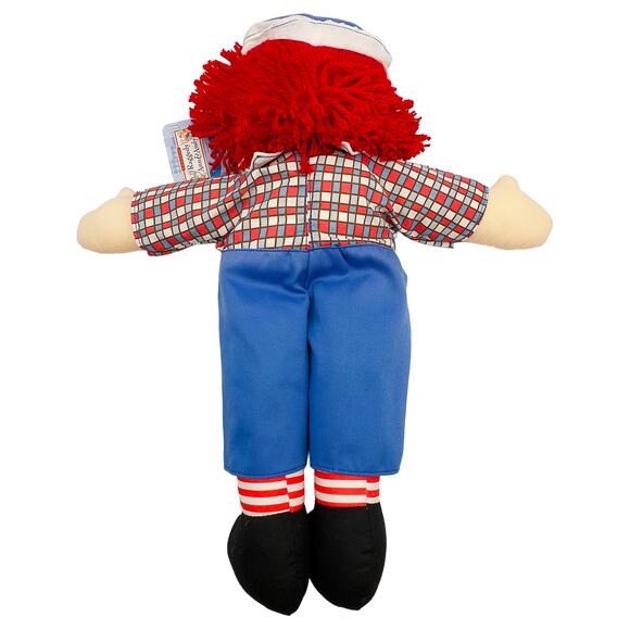 Applause 16" Classic Raggedy Andy Soft Cloth Doll w/Tags Signed by Joni Gruelle - Picture 2 of 7